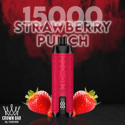 AL FAKHAR 15000 Züge F18S Strawberry Punch – 22ml E-Liquid, 5mg/ml Nicotine, Mesh Coil, Fast Delivery in 5-7 Days – Bestselling 2025 Disposable Vape