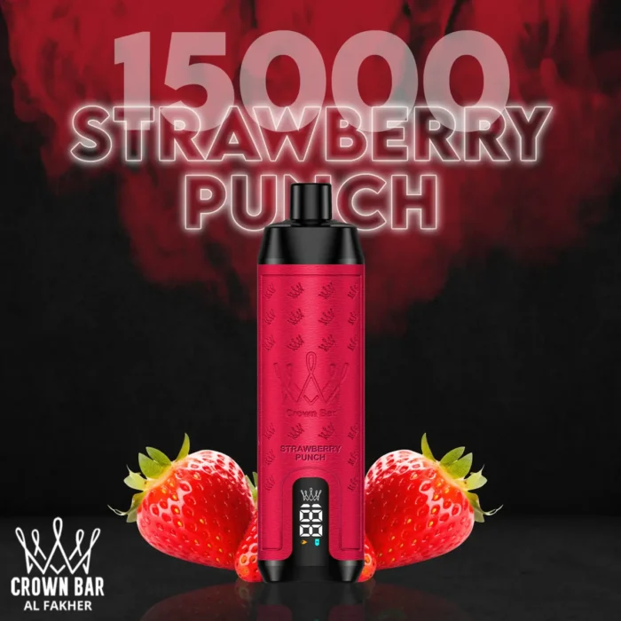 AL FAKHAR 15000 Züge F18S Strawberry Punch – 22ml E-Liquid, 5mg/ml Nicotine, Mesh Coil, Fast Delivery in 5-7 Days – Bestselling 2025 Disposable Vape