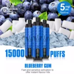 AL FAKHAR 15000 Züge F18S Blaubeere Kaugummi Geschmack, 22ml E-Liquid, 5mg Nikotin – Bestseller 2025, Lieferung in 5-7 Tagen, Günstig im Einzelhandel (4)