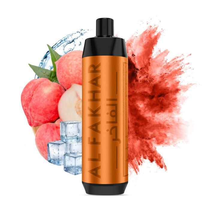 AL FAKHAR 8000 Puffs F18 – Pfirsich Eis Einweg E-Zigarette, 18 ml E-Liquid, Günstiger Einzelhandel mit schneller Lieferung in 5 bis 7 Tagen (Kopie) (2)