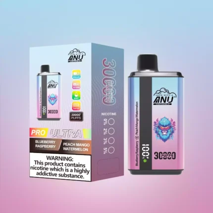 ANU 30000 Züge Einweg E-Zigarette – Bestseller 2025 mit Blaubeere Himbeere & Pfirsich Mango Wassermelone, Lieferung in 5 bis 7 Tagen (1)