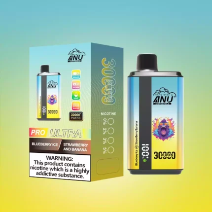 ANU 30000 Züge Einweg Vape – Blaubeere Eis & Erdbeere Banane, direkt ab Werk, günstigster Preis in Europa (1)