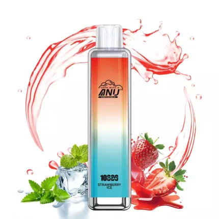 ANU Crystal 10000 ANU Crystal 10000 Züge Erdbeere Eis Einweg E-Zigarette – 0 % bis 5 % Nikotin, Bestseller 2025, günstiger Verkauf. Lieferung innerhalb von 5-7 Tagen innerhal