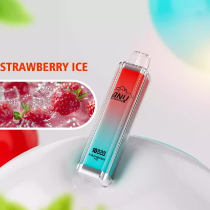 ANU Crystal 10000 ANU Crystal 10000 Züge Erdbeere Eis Einweg E-Zigarette – 0 % bis 5 % Nikotin, Bestseller 2025, günstiger Verkauf. Lieferung innerhalb von 5-7 Tagen innerhalb E (1)