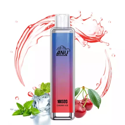 ANU Crystal 10000 Züge Kirsche Eis Einweg E-Zigarette – 18 ml E-Liquid, niedrigster Preis, meistverkauftes Produkt im Jahr 2025, Lieferung innerhalb von 5-7 Tagen in ganz Europa (1)