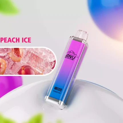ANU Crystal 10000 Züge Peach Ice Cream Einweg E-Zigarette – Ideal für den Einzelhandel, Bestseller 2025, niedrigster Preis, 5-7 Tage Lieferzeit innerhalb Europas (1)