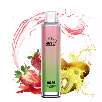 ANU Crystal 10000 Züge Strawberry Kiwi Einweg-E-Zigarette – 0 % bis 5 % Nikotin, schnelle Lieferung, günstiger Einzelhandel, 5-7 Tage Lieferzeit innerhalb Europas (2)