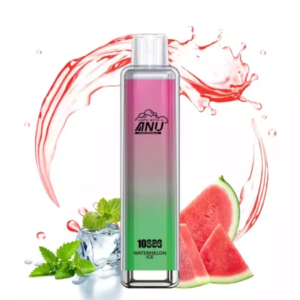 ANU Crystal 10000 Züge Watermelon Ice Einweg E-Zigarette – 650mAh Akku, niedriger Verkaufspreis, meistverkauftes Produkt im Jahr 2025, 5-7 Tage Lieferung innerhalb Europas (1