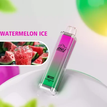 ANU Crystal 10000 Züge Watermelon Ice Einweg E-Zigarette – 650mAh Akku, niedriger Verkaufspreis, meistverkauftes Produkt im Jahr 2025, 5-7 Tage Lieferung innerhalb Europas (1)