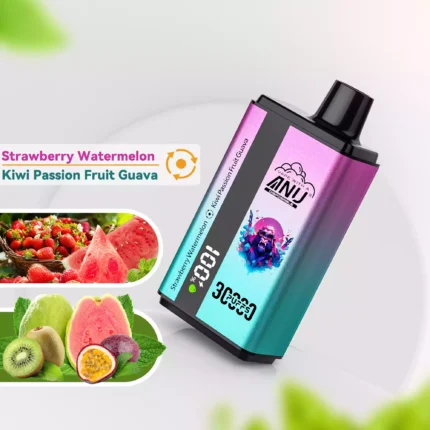 ANU Einweg E-Zigarette 30000 Züge – Erdbeere Wassermelone & Kiwi Passionsfrucht Guave, Neue Produkte 2025, Direktverkauf ab Werk (2)