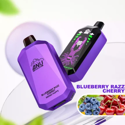 ANU Star 30000 Züge Einweg E-Zigarette – Blaubeere Razz Kirsche, Exklusives Produkt 2025, Schnell und günstig geliefert, Direktverkauf ab Werk (1)