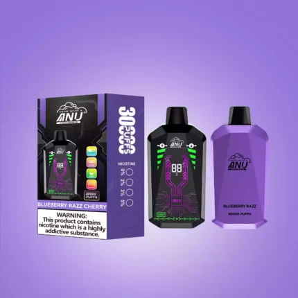 ANU Star 30000 Züge Einweg E-Zigarette – Blaubeere Razz Kirsche, Exklusives Produkt 2025, Schnell und günstig geliefert, Direktverkauf ab Werk (2)