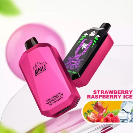ANU Star 30000 Züge Einweg E-Zigarette – Erdbeere Himbeere Eis, Bestseller 2025, Direktverkauf ab Werk, Der günstigste Preis (1)