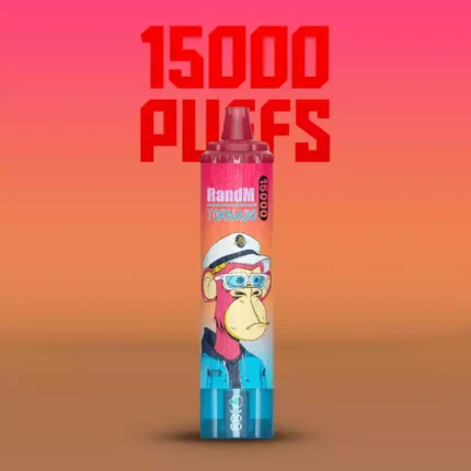 RandM Tornado 15000 Züge Einweg E-Zigarette – Kirsche, Mesh Coil, 25ml E-Liquid, 850mAh Akku – Der günstigste Einzelverkauf, Lieferung in 5 bis 7 Tagen (1)
