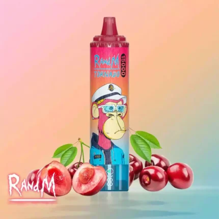 RandM Tornado 15000 Züge Einweg E-Zigarette – Kirsche, Mesh Coil, 25ml E-Liquid, 850mAh Akku – Der günstigste Einzelverkauf, Lieferung in 5 bis 7 Tagen (2)
