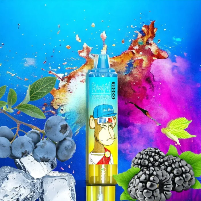 RandM Tornado 15000 Züge Einweg E-Zigarette – Mr. Blau, Mesh Coil, 25ml E-Liquid, 850mAh Akku – Der günstigste Einzelverkauf, Lieferung in 5 bis 7 Tagen (5)