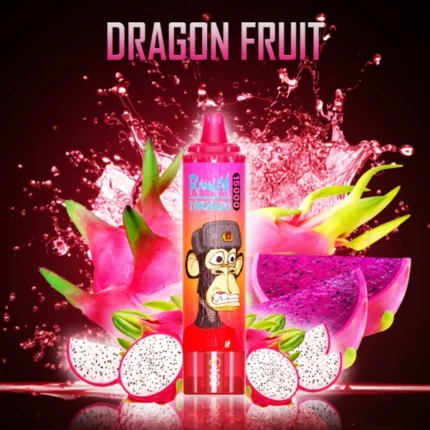 RandM Tornado 15000 Züge – Drachenfrucht Geschmack, Wiederaufladbarer Akku, Mesh Coil, 25ml E-Liquid – Der günstigste Einzelverkauf, Lieferung in 5 bis 7 Tagen (4)