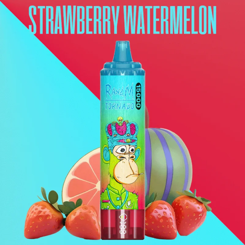 RandM Tornado 15000 Züge – Erdbeere Wassermelone, 25ml E-Liquid, Mesh Coil, Wiederaufladbarer Akku, Einzelhandel, Günstiger Preis, Lieferung in 5-7 Tagen (2)