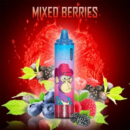 RandM Tornado 15000 Züge – Gemischte Beere, 25ml E-Liquid, Mesh Coil, Wiederaufladbarer Akku,Einzelhandel, Günstiger Preis, Lieferung in 5-7 Tagen (6)