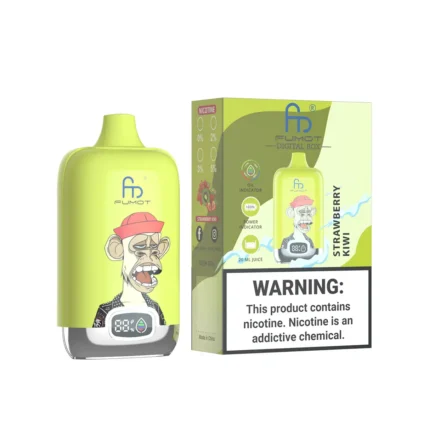 Randm Digital Box 12000 Züge Einweg E-Zigarette – Erdbeere Kiwi, 20 ml, 550 mAh Akku, 12000 Züge – Der günstigste Einzelhandelspreis, Lieferung in 5 bis 7 Tagen innerhalb Europas –