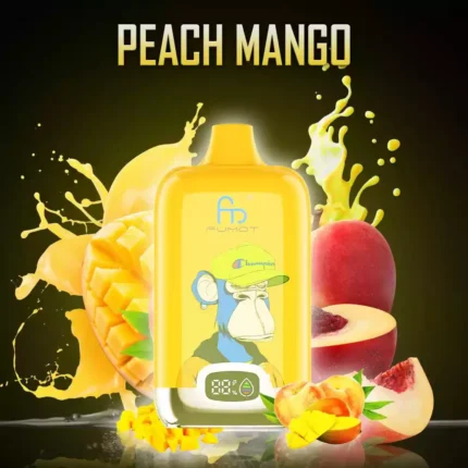 Randm Digital Box 12000 Züge Pfirsich Mango Einweg E-Zigarette – 2025 Bestseller mit Mesh Coil, 20 ml E-Liquid, 0-5% Nikotin Schnelle Lieferung in 5-7 Tagen (1)