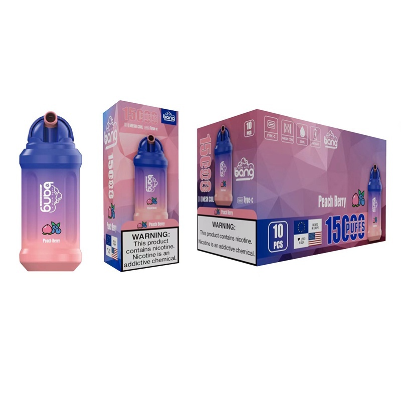 Bang 15K Puffs Vape Filp Design Peach Berry Bang 15K Puffs Vape
