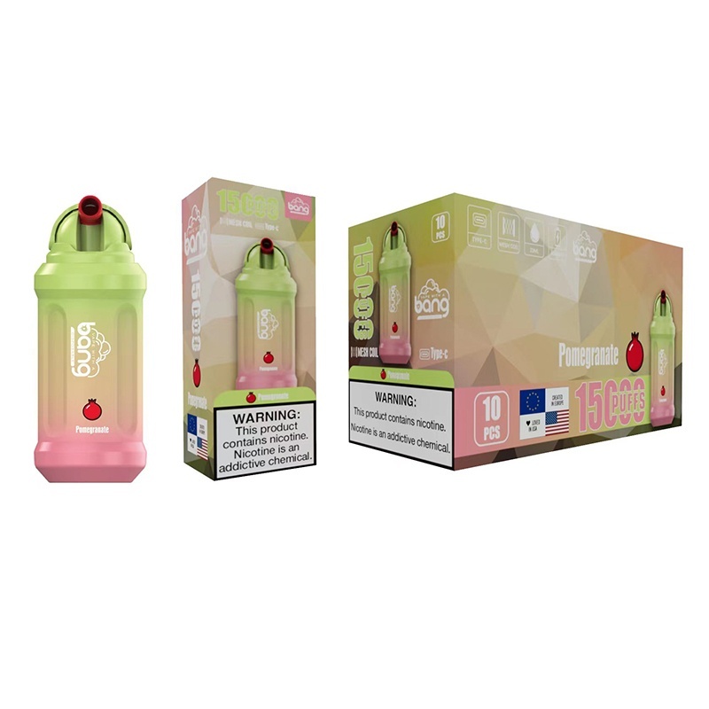 Bang 15K Puffs Vape Filp Design Pomegranate Bang 15K Puffs Vape