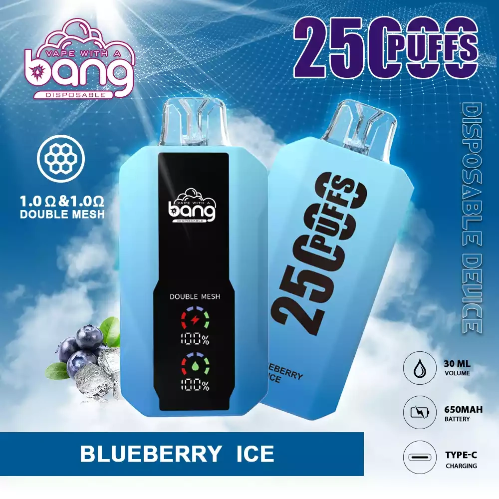 Bang 25000 25K Puffs Vape BLUEBERRY ICE Bang 25000 25K Puffs