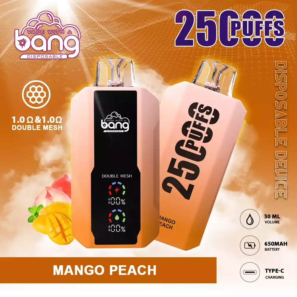 Bang 25000 25K Puffs Vape MANGO PEACH Bang 25000 25K Puffs