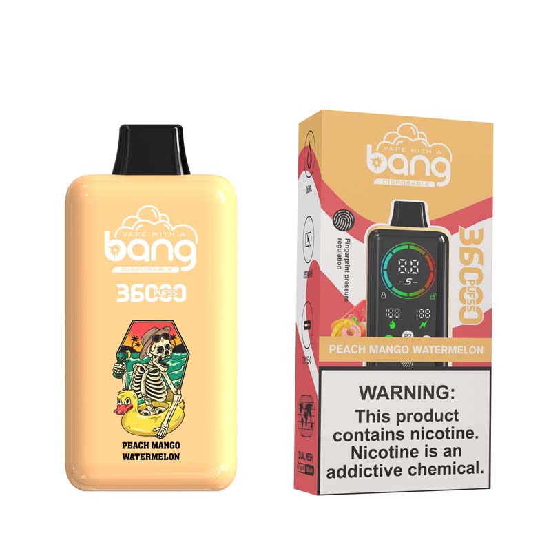Bang 36000 Power 36K Puffs Disposable Vape PEACH MANGO WATERMELON Bang 36000