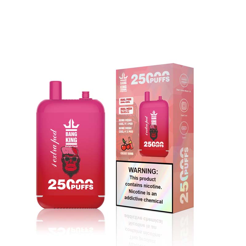 Bang King 25000 25K Puffs Dual Pods Cherry Bomb Bang King 25000